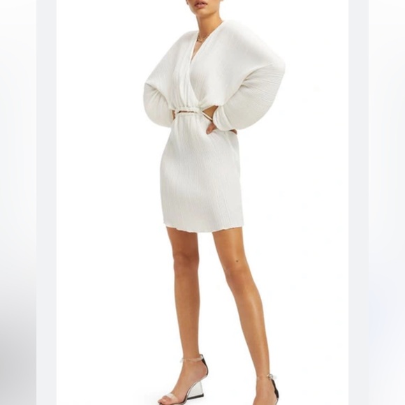 GOOD AMERICAN Always Fits Plisse Mini Dress - Picture 2 of 9